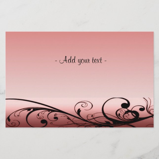 Swirls Deco Flyer (Framsidan)