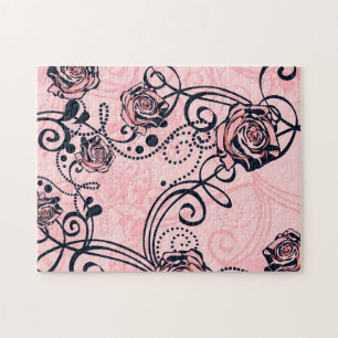 Swirls & Flowers Pussel
