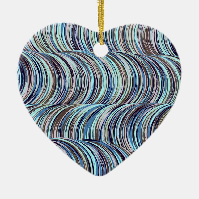 Swirls Julgransprydnad Keramik (Framsidan)