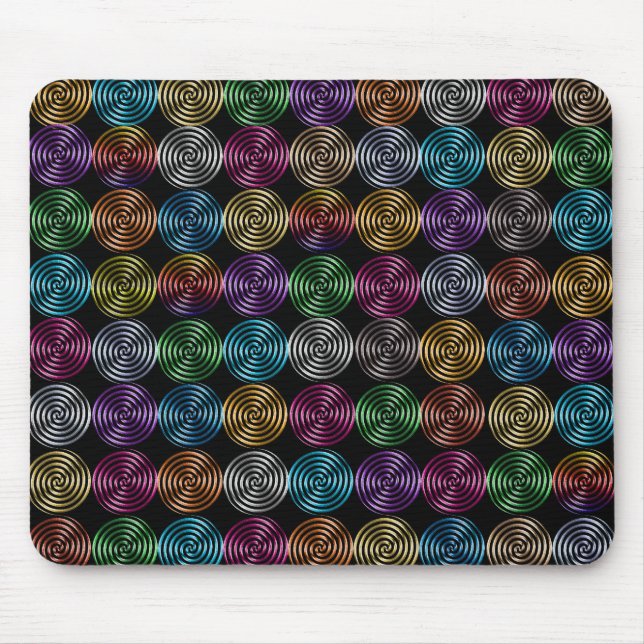 Swirls Mousepad Musmatta (Framsidan)