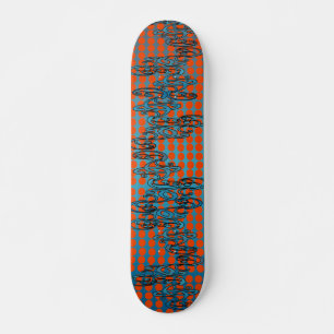 Swirls och Circles Skateboard Bräda 20,5 Cm