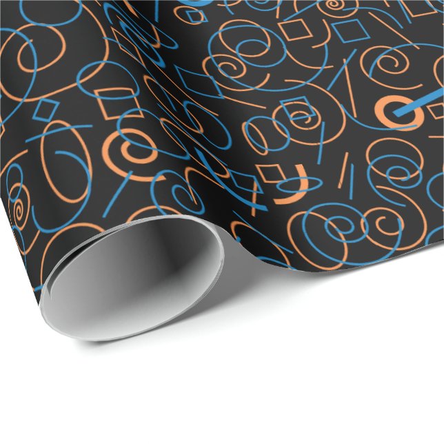 Swirls och liknande presentpapper (Rullad Hörn)
