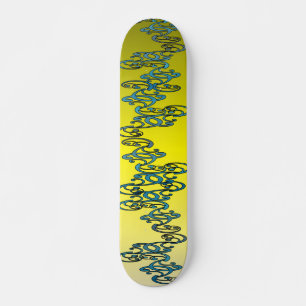 Swirls - old school skateboard bräda 18 cm