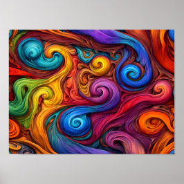 Swirls Poster