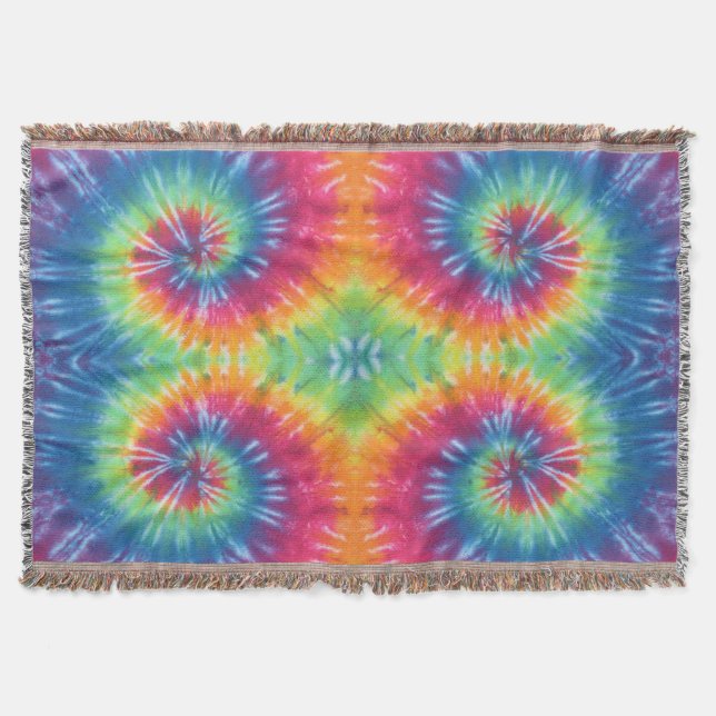 Swirls Tie Dye Filt (Framsidan)