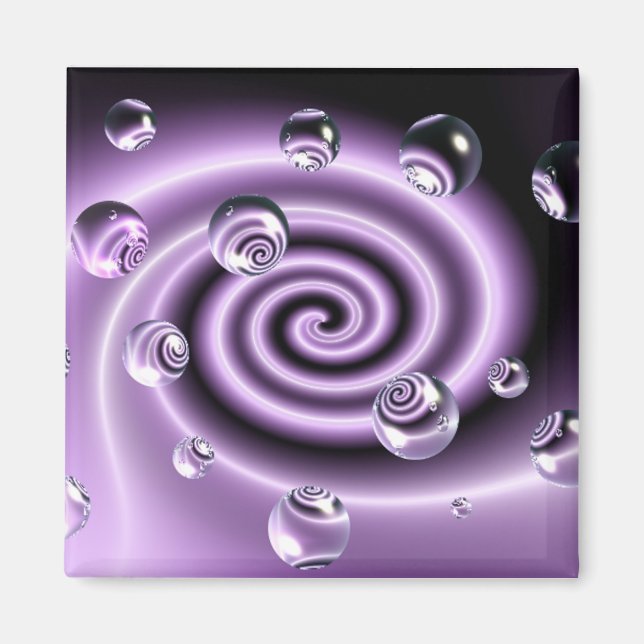 Swirly Bubble Magnet (Framsidan)