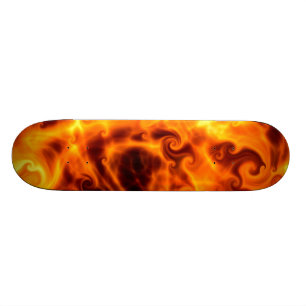 Swirly flammar old school skateboard bräda 21,6 cm