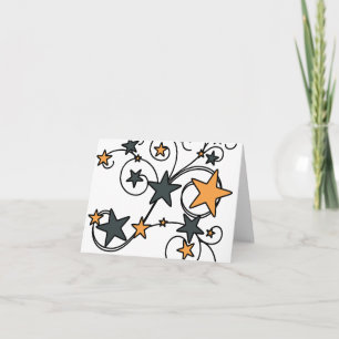 Swirly fungerar Halloween Kort