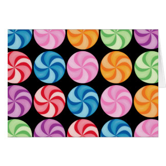 Swirly godiskort hälsningskort