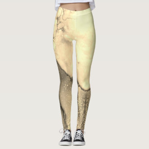Swirly grunge trippy leggings