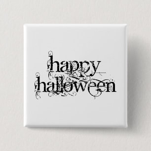 Swirly Grungehappy halloween Knapp