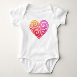 Swirly Heart T Shirt