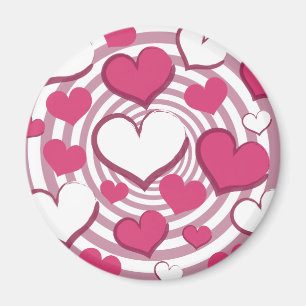 Swirly hjärtamagnet magnet