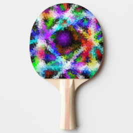 Swirly Iridescent Chrome 5 Pingisracket