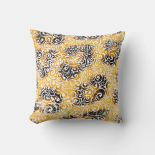 Swirly Leopard Design Kudde