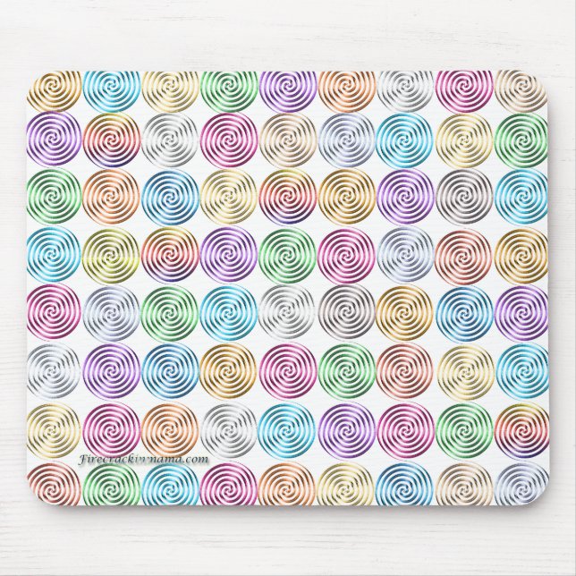 Swirly Mousepad Musmatta (Framsidan)