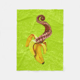 Swirly Mutant-Banana Fleecefilt