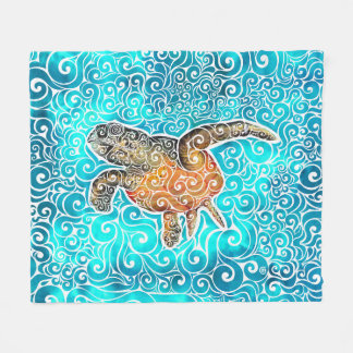 Swirly Sea Fleecefilt