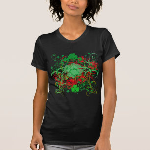 Swirly ShamrocksSts Patrick dag Tee