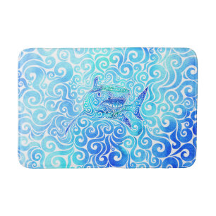 Swirly Shark Badrumsmatta