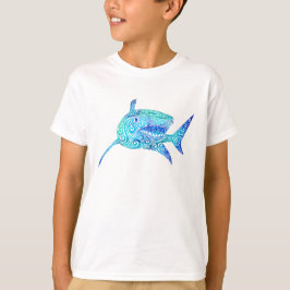 Swirly Shark T Shirt