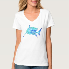 Swirly Shark T Shirt