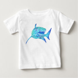 Swirly Shark T Shirt
