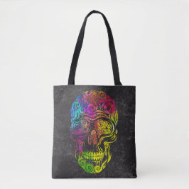 Swirly Skull Tygkasse