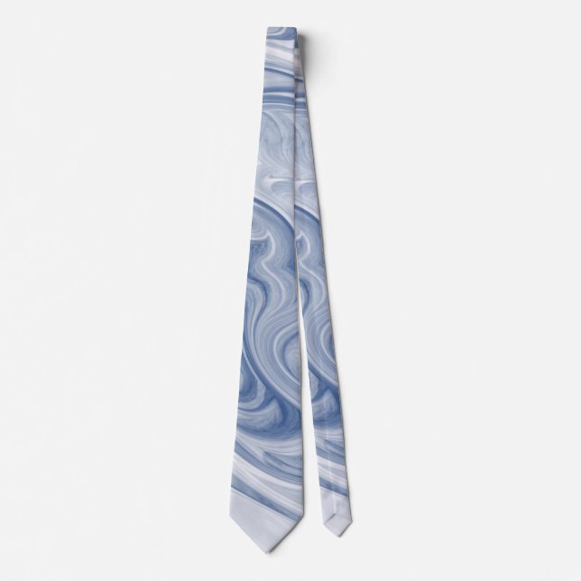 Swirly Slate Blue-Abstrakt Slips (Framsida)