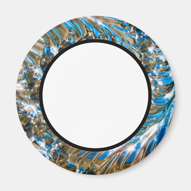 Swirly Spegel Magnet (Framsidan)