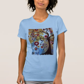 Swirly träd tee shirt