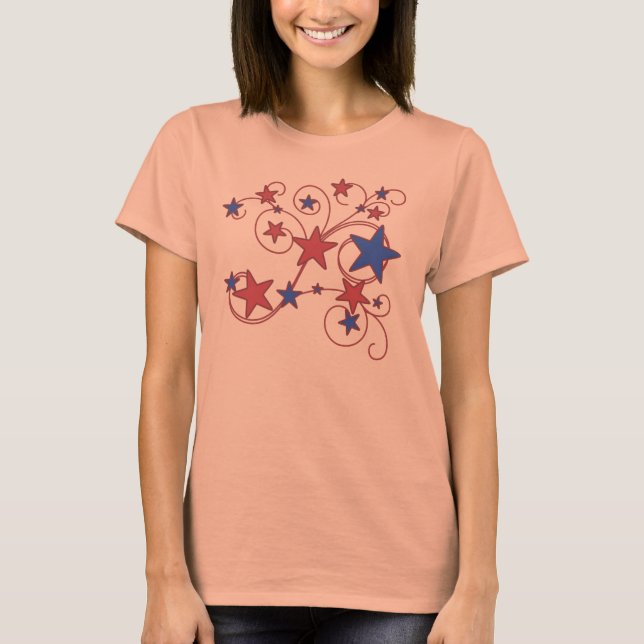 Swirly Works T Shirt (Framsida)