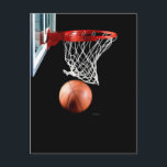 Swish basket till och med net.en vykort<br><div class="desc">Swish basket till och med det netto. Göra poäng ingenting utom grunden av det netto. Basket som går till och med det röra ingenting utom netto för ring. Underbar gåva för en basketspelare eller fläkt.</div>