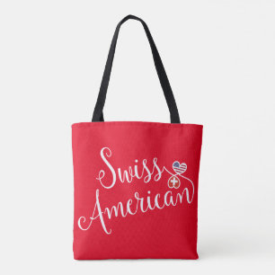 SWiss American Entwted Hearts Tygkasse