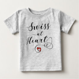 Swiss At Heart, Schweiz T Shirt
