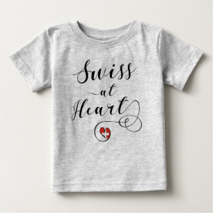 Swiss At Heart, Schweiz T Shirt