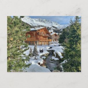 Swiss chalet vykort