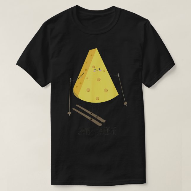 Swiss Cheese Funny Swiss Cheese T Shirt (Design framsida)