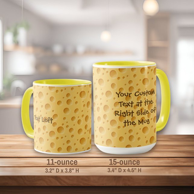 Swiss Cheese Mönster Mugg (Skapare uppladdad)