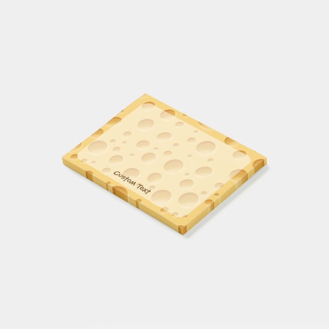 Swiss Cheese Mönster Post-it Block (Vinklad)