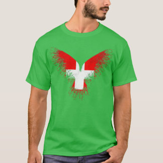 Swiss Eagle Flagga T Shirt