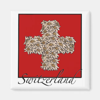Swiss Edelweiss Kor Magnet