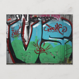 Swiss Graffiti Vykort