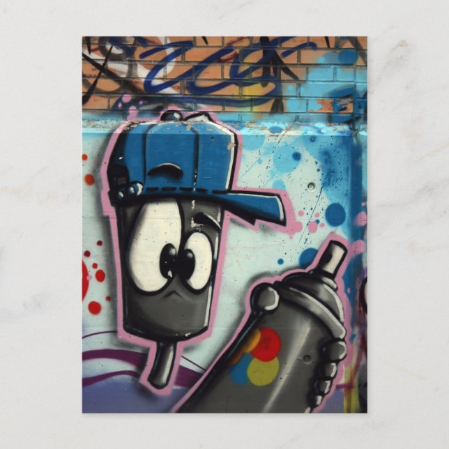 Swiss Graffiti Vykort (Framsida)