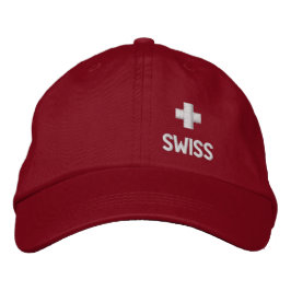 Swiss Hat Broderad Keps