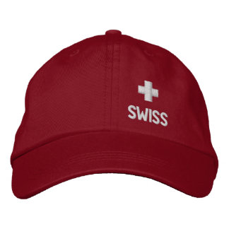 Swiss Hat Broderad Keps