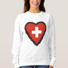 Swiss Heart - I Kärlek Schweiz T Shirt