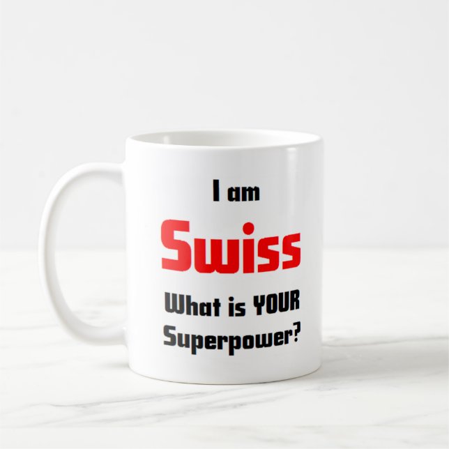 swiss kaffemugg (Vänster)