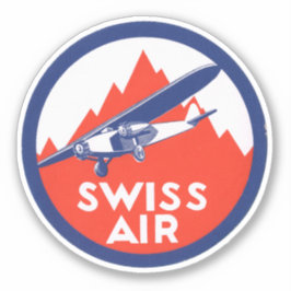 Swiss Luft Airways Sticker Klistermärken