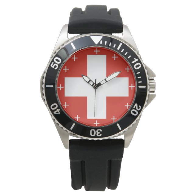 Swiss Luft Force Roundel Anpassningsbar Watch Armbandsur (Framsida)